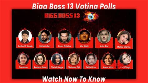 bigg boss voting poll|Bigg Boss 13 voting online, vote poll result today: How .